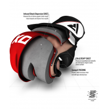 Перчатки для MMA GGR-F12R, красный